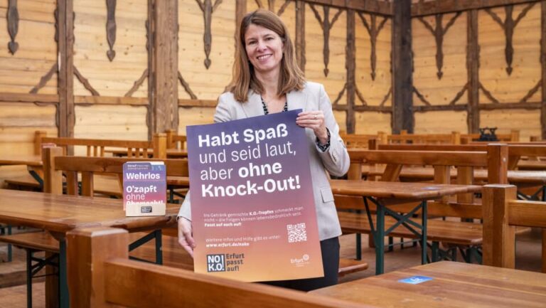 Erfurter Kampagne gegen K.O.-Tropfen startet