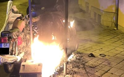 Simson in Flammen