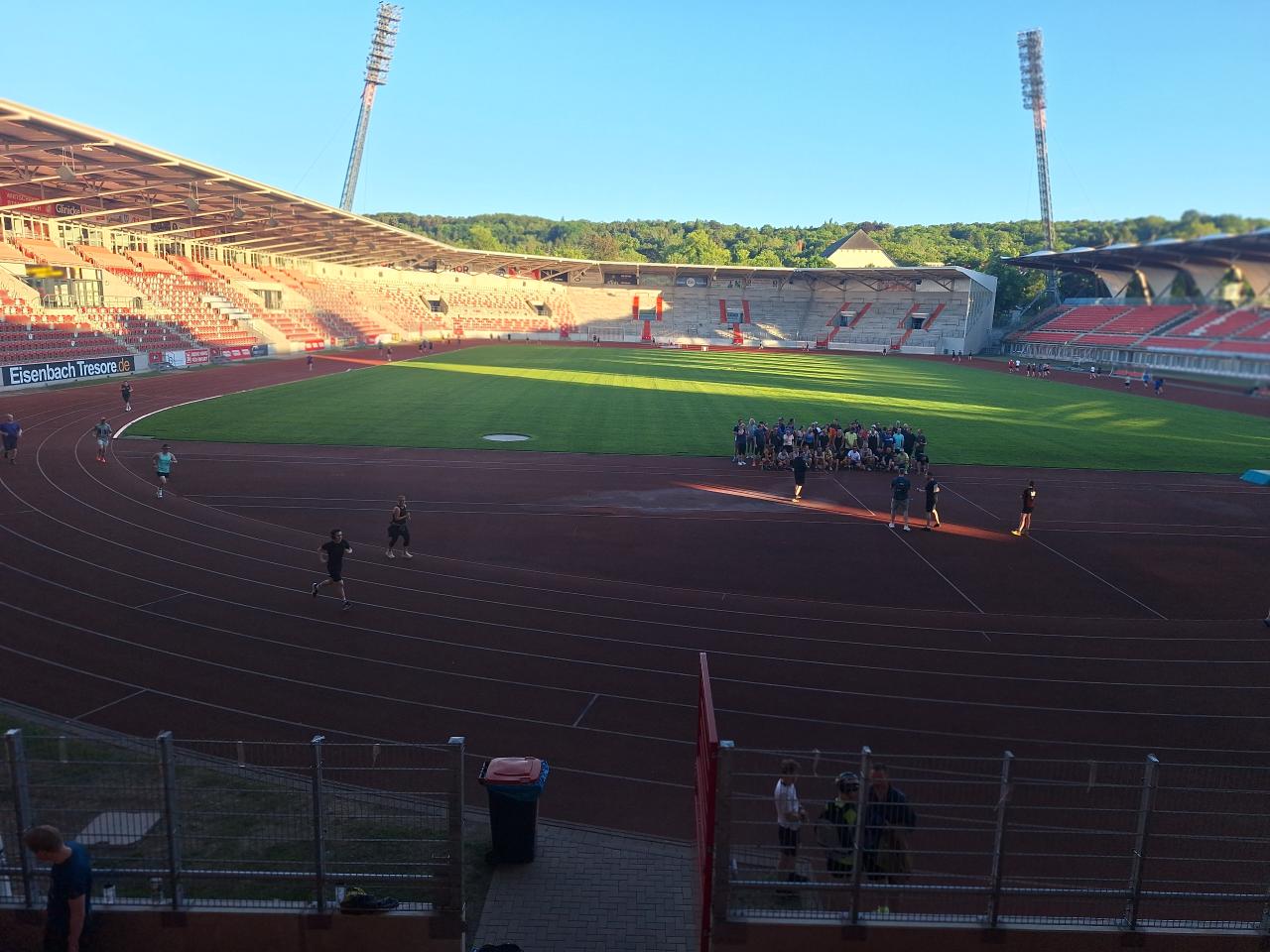 Laufen im Steigerwaldstadion