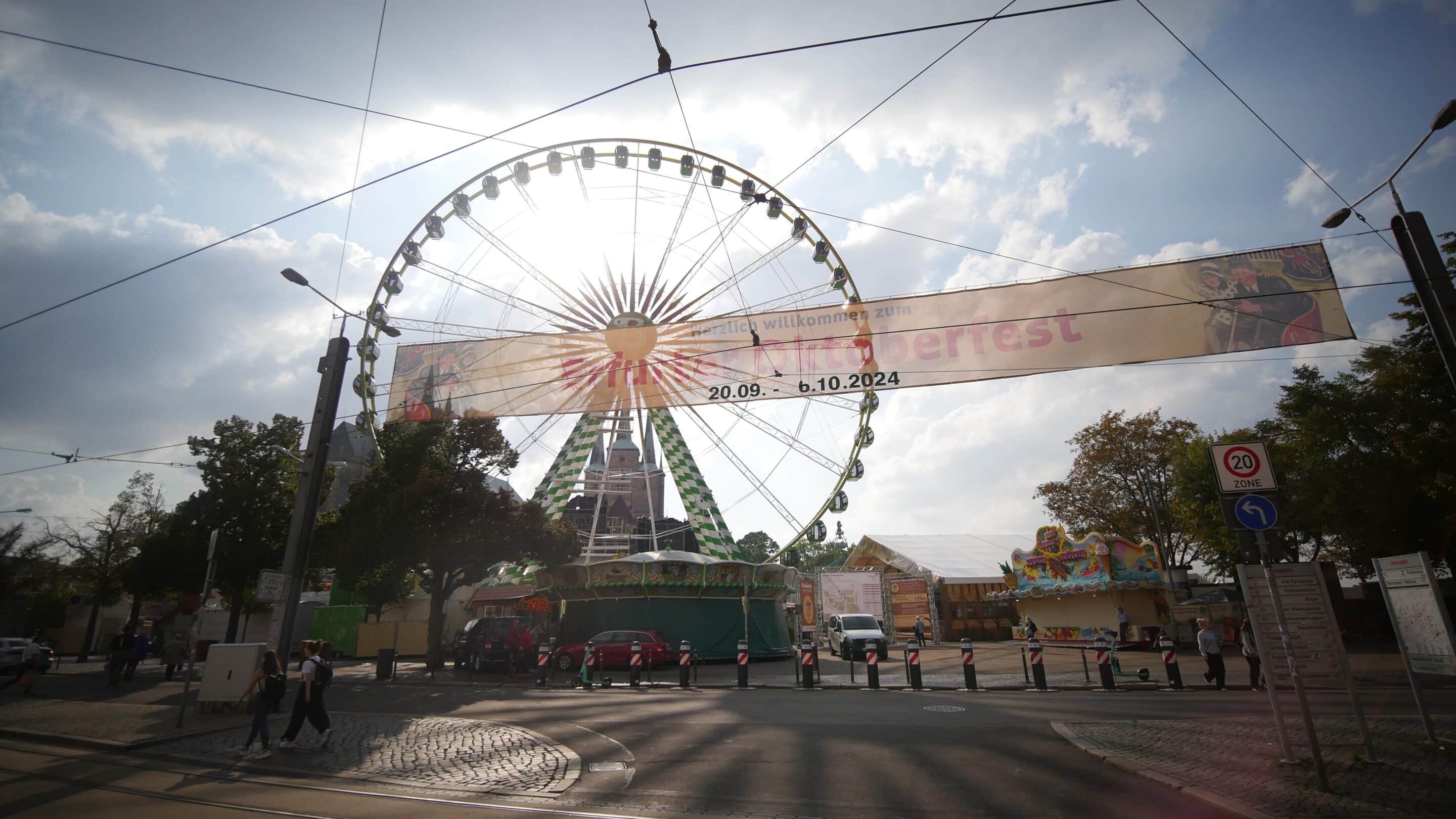Oktoberfest Erfurt auf dem Domplatz